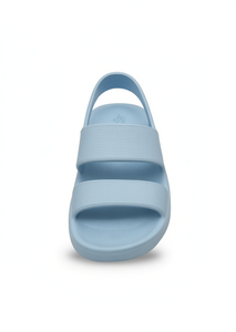 Sandali Unisex in EVA con Doppia Fascia, Comodi, Piatti, a Punta Aperta, Misura 23 - Product Image 1