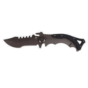 [Cuchillo Plegable de Acero Inoxidable para Camping, Diseño Propio] Cuchillo para Comida al Aire Libre, Cuchillo Portátil para Frutas con Mango G10 - Product Image 1