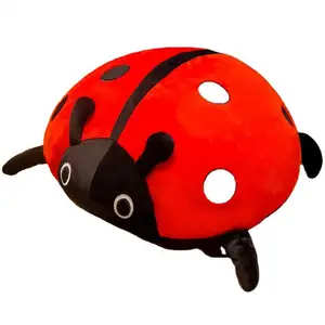 plush toy soft colorful ladybug ladybird insect doll pillow customized manufacturers