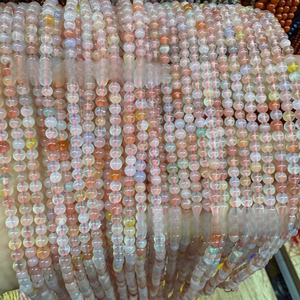 Perline rotonde piccole in agata naturale Jiny da 2 mm, accessori semilavorati, braccialetti fai da te, collane, <span class=keywords><strong>gioielli</strong></span>. - Product Image 2