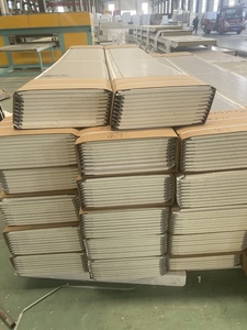 耐火性外装装飾サンドイッチ壁板金属彫刻PU断熱ボード（冷蔵室用） - Product Image 6