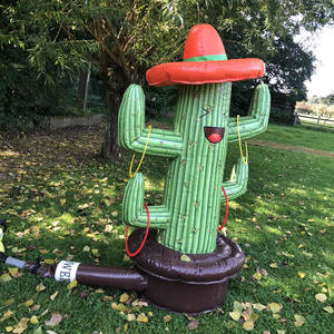 Divertido Juego Inflable de Lanzamiento de Anillos de <span class=keywords><strong>Cactus</strong></span> de PVC, Juego Deportivo Inflable, Juegos Inflables de Carnaval para Eventos Infantiles - Product Image 2