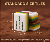 Nouvel ensemble de tuiles de Mahjong Tortoise Golf Masters américaines de luxe en acrylique personnalisé 2026, 160 pièces, portable, 4 couches, en stock