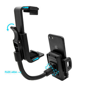 Car <span class=keywords><strong>Specchio</strong></span> Retrovisore Supporto Del Supporto Del Telefono Universale 360 Gradi Auto Mobile Phone Stand <span class=keywords><strong>Per</strong></span> iPhone Samsung GPS Smartphone - Product Image 3