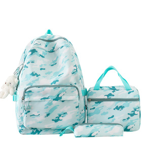 Nuevas mochilas transfronterizas de tres piezas para niños y niñas, mochilas escolares duraderas y de moda de gran capacidad para primaria y secundaria - Product Image 5