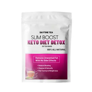 oem manufactures and produces logo women's explosive products floral slim belly to promote keto diet detox weight loss tea