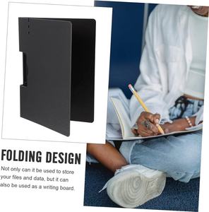 Clip de archivo de plástico Portapapeles Tablero plegable Abrazadera de <span class=keywords><strong>placa</strong></span> portátil Oficina PP - Product Image 6