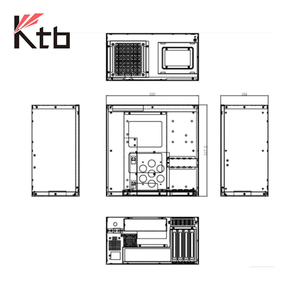 4つの拡張スロットを備えた産業用コンピュータ、インテル第4世代Core i3/i5/i7、LGA 1150 H81/B85チップセット搭載、産業用一体型コンピュータ向け - Product Image 3