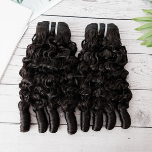 Extensiones de Cabello Humano Virgen Sin Procesar, Calidad de Salón, Cutícula Alineada, Cabello Birmano Rizado Natural para Coser - Product Image 2