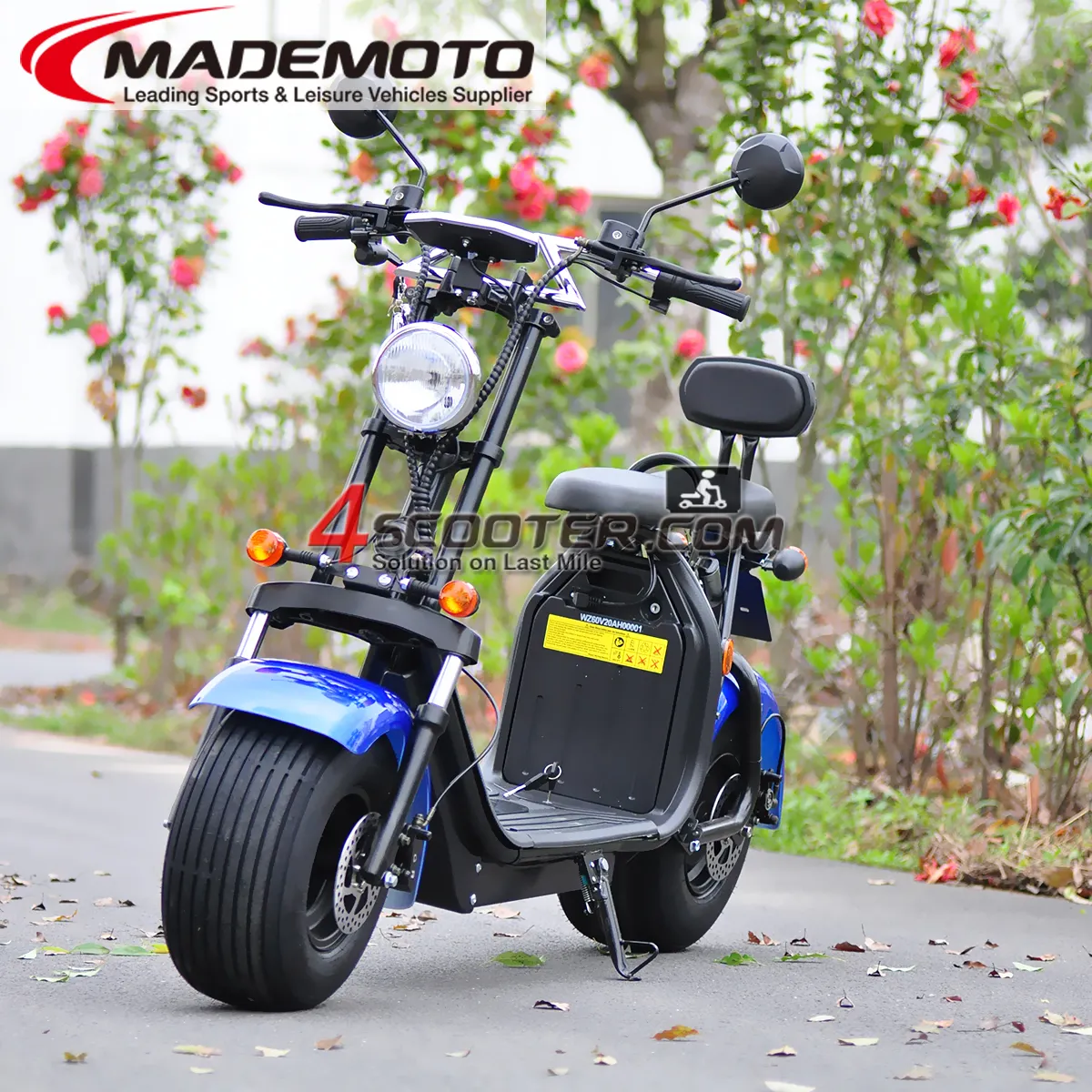 2000W 4000W 2 kw elektrische scooter motor voorwiel 19 inch EEG COC Goedgekeurd