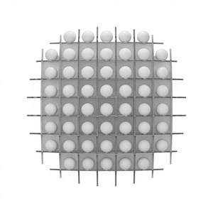 Présentoir mural en acrylique pour balles de golf, idéal pour les comptoirs de magasins de golf professionnels, transformant des balles de practice en articles à succès à la caisse - Product Image 1