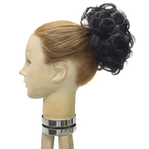 Nouveautés : Extension <span class=keywords><strong>de</strong></span> cheveux synthétiques <span class=keywords><strong>de</strong></span> haute <span class=keywords><strong>qualité</strong></span>, ondulée, volumineuse et effet désordonné, avec pince, pour queue <span class=keywords><strong>de</strong></span> cheval bouclée, <span class=keywords><strong>chignon</strong></span> ou coiffure relevée - Product Image 4