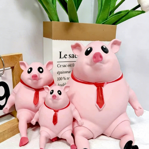 Jouets anti-stress TPR en forme de cochon rose, écologiques, extensibles, pour soulager le stress, pour adultes, unisexes - Product Image 5