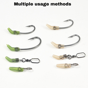 Manchons courbés en caoutchouc thermoplastique écologique pour la pêche, haute résilience, positionneurs d'hameçons, <span class=keywords><strong>kickers</strong></span>, accessoires de pêche en gros - Product Image 3