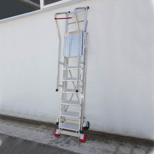 บันไดคลังสินค้ามืออาชีพ4ขั้นพร้อมลงจอดสูง98ซม. 100 /smt - Product Image 1