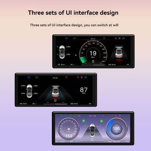 Akıllı hızlı ekran enstrüman dokunmatik pano ekran HD hız monitörü Tesla modeli Y & 3 iç<span class=keywords><strong>in</strong></span> direksiyon önünde - Product Image 4