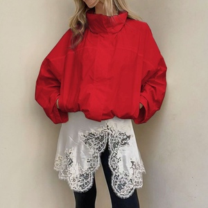 Gabardina de Moda para Mujer, Nueva Colección Otoño/Invierno, Holgada, con Cordón Ajustable, Cuello Alto, Cortavientos para Exteriores - Product Image 4