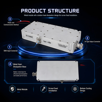 Amplificador de Potencia Profesional de 100W 300-2500MHz, Módulos Inalámbricos UHF de Largo Alcance y RF, y Otros Productos de Seguridad y Protección