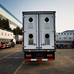 HOWO Diesel Gasolina Pollo Transporte Camión Pollitos Portador Pollo Vivo Transportador Fabricante Refrigerador Almacenamiento en frío - Product Image 3