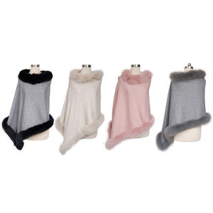 <span class=keywords><strong>Poncho</strong></span> <span class=keywords><strong>en</strong></span> cachemire pour femmes, vêtement d'hiver de bonne qualité, vente <span class=keywords><strong>en</strong></span> gros, - Product Image 3