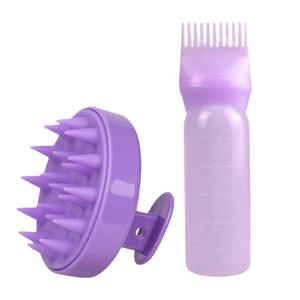 ชุดหวีแปรง<span class=keywords><strong>นวด</strong></span>และสระ<span class=keywords><strong>ผม</strong></span><span class=keywords><strong>สีชมพู</strong></span>สีดำสีม่วงสีขาวสำหรับร้านทำผม - Product Image 2