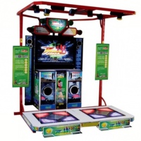 Jeux d'arcade à pièces, deux joueurs, modes multi-musique, simulation de danse et de performance de batterie, jeu vidéo de danse, machine de danse d'arcade