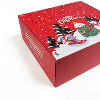Maßgefertigte Weihnachts-Flugzeugbox Faltbare Karton-Geschenkverpackung mit Gittereinsatz