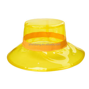 <span class=keywords><strong>Gorro</strong></span> de <span class=keywords><strong>pescador</strong></span> con Logo personalizado, ala grande, transpirable, Pvc, transparente, producto - Product Image 5
