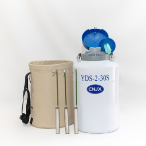 YDS-2 Nouveau conteneur Dewar en alliage d'aluminium <span class=keywords><strong>de</strong></span> 2 <span class=keywords><strong>L</strong></span> pour <span class=keywords><strong>azote</strong></span> liquide, réservoir cryogénique à haute productivité - Product Image 2