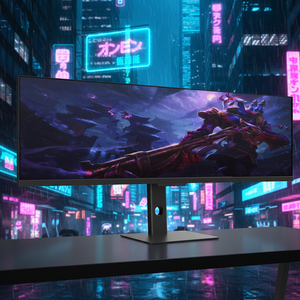 Moniteur de jeu à écran incurvé de <span class=keywords><strong>2022</strong></span>, 49 pouces, Aspect 32: 9, écran Ultra large, moniteur de jeu 4K et 240Hz, vente en gros - Product Image 1