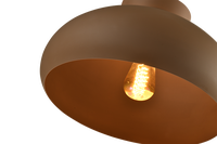Plafonnier LED moderne de style mid-century, en métal, pour cuisine, avec abat-jour en métal, pour entrée, couloir
