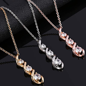 Collar con Colgante de Espiral Molecular para Mujer, Joyería Creativa de Moda - Product Image 1
