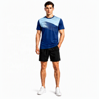 T-shirt à manches courtes pour homme personnalisé OEM ODM avec impression par sublimation et impression 3D sur toute la surface pour le streetwear