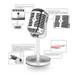 Microphone pour ordinateur de bureau pour streamers, karaoké, PUBG, chat vocal, jeu, streaming en direct, carte son vocale - Product Image 3