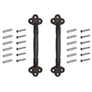 Manija de Puerta Moderna de Acero WEKIS, Diseño Floral, Antioxidante, Estilo Vintage, para Dormitorio, Entrada Exterior, Almacén - Product Image 1