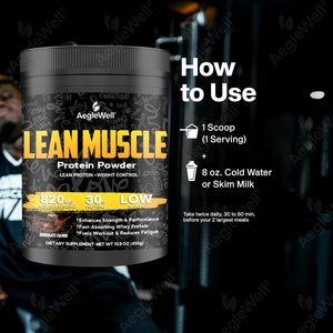 Aegelwell Bubuk Protein Otot Rendah Lemak dengan Campuran Metabolik untuk Peningkatan Massa Otot & Suplemen Pengontrol Berat Badan - Product Image 3
