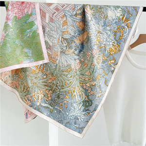 Nouvelles écharpes de créateur tendance, effet soie, grandes écharpes en vente, prix de gros, prix bas, écharpes pour femmes - Product Image 6