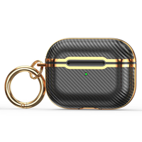 Étui pour écouteurs en fibre de carbone de mode personnalisée pour airpods pro 1 2 3 design de luxe housse pour écouteurs air pods 2021 meilleure vente