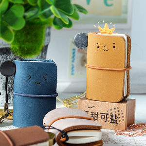 Mini Taccuino Ultra-Compatto in Pelle di Vacchetta, Carino e Portatile, Diario da Viaggio per Mini Artisti dell'Acquerello - Product Image 2