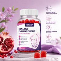 Gummies d'amélioration mammaire sous marque privée OEM, soutien au collagène de Pueraria Mirifica pour le lifting et le raffermissement des seins, vente en gros pour adultes