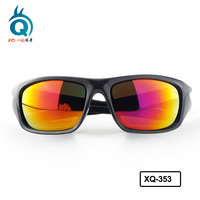 Lunettes de sport à monture complète pour le plein air, lunettes de vélo, lunettes de baseball, lunettes de sport, faible MOQ