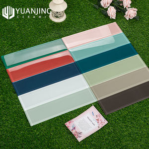 Azulejos de pared pintados a mano de 3 "X 6" Backsplash Cocina Baño Azulejos de porcelana súper blancos pintados a mano - Product Image 3