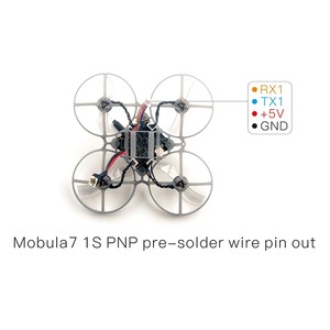 Drone FPV Mobula7 1S 75mm dengan 5in1 AIO FC, ELRS <span class=keywords><strong>2</strong></span>.4G & ESC 12A Terintegrasi, VTX 400mW & Runcam Nano <span class=keywords><strong>3</strong></span>, Ultra-Ringan 24g - Product Image 2