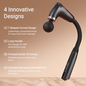 <span class=keywords><strong>Pistolet</strong></span> de <span class=keywords><strong>massage</strong></span> électrique portatif le plus vendu pour le corps entier, léger, en forme de U, 9 niveaux de vitesse, contrôle de la vitesse - Product Image 5