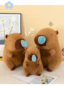 Boneka diambil Capybara boneka penarik boneka mewah bantal mainan air Porpoise memberikan gadis Internet selebriti boneka lucu jelek