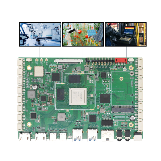 YS-E3588 Rockchip RK3588 Android Motherboard 8K HD Output 6TOPS NPU DP1.4 VBO LVDS RS485 Embedded SBC Board for Edge Computing