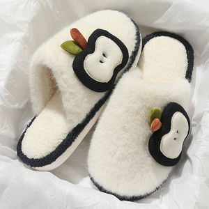 Pantuflas de Dibujos Animados con Forma de Manzana, Artículos para el Hogar, PVC, Cálidas y Antideslizantes, Venta al por Mayor - Product Image 4