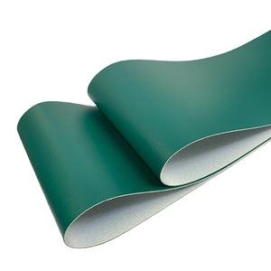 Çin'in en çok satan 2mm koyu yeşil düz kemer gıda sınıfı PVC PU konveyör bant üreticisi - Product Image 1