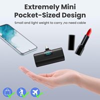 Chargeur portable 5000 mAh PD USB Type-C Power Bank pour iPhone 17/16/15 et pour Android