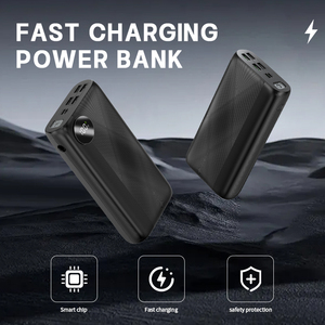 Banco de energía de la mejor calidad 30000mAh PD22.5W Banco de Energía de salida Cargador portátil con salida de 4 potenciómetros USB - Product Image 3
